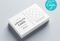 Frequent Diner Card Template: A Customizable Loyalty Program Design