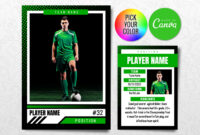 A Comprehensive Template For Soccer Trading Card Design