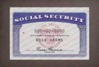 Standard Form SS-5: Application For A Social Security Card