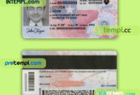 Texas Identification Card Template: A Comprehensive Guide