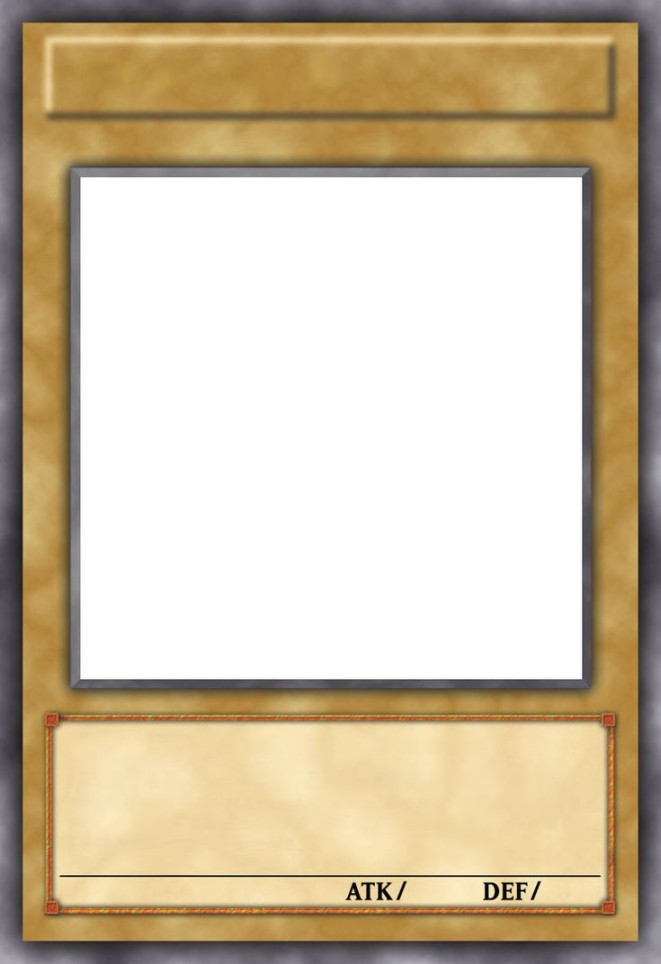 Yugioh Card Template