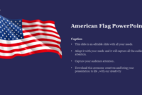 A Patriotism-Inspired Powerpoint Template Featuring The American Flag