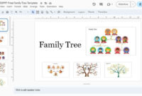 Genealogical Chart Presentation Template