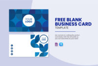 Blank Business Card Template Download: A Customizable Tool For Professional Branding