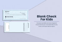 Customizable Blank Check Template For Formal And Professional Use