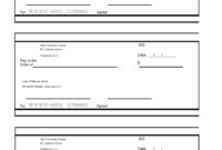 Editable Blank Check Template For Personal Use
