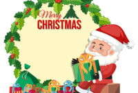 Free Blank Christmas Card Templates For Formal Occasions