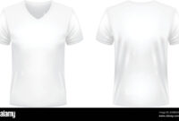Blank V-Neck T-Shirt Template: A Customizable Foundation For Design