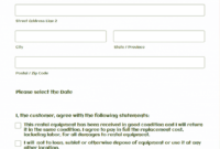 Bounce House Rental Agreement Template