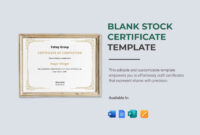 Professional Certificate Templates For Pages