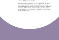 Collateral Warranty Agreement Template: A Comprehensive Guide
