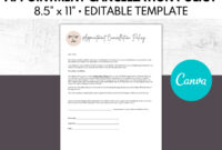Massage Cancellation Policy Template