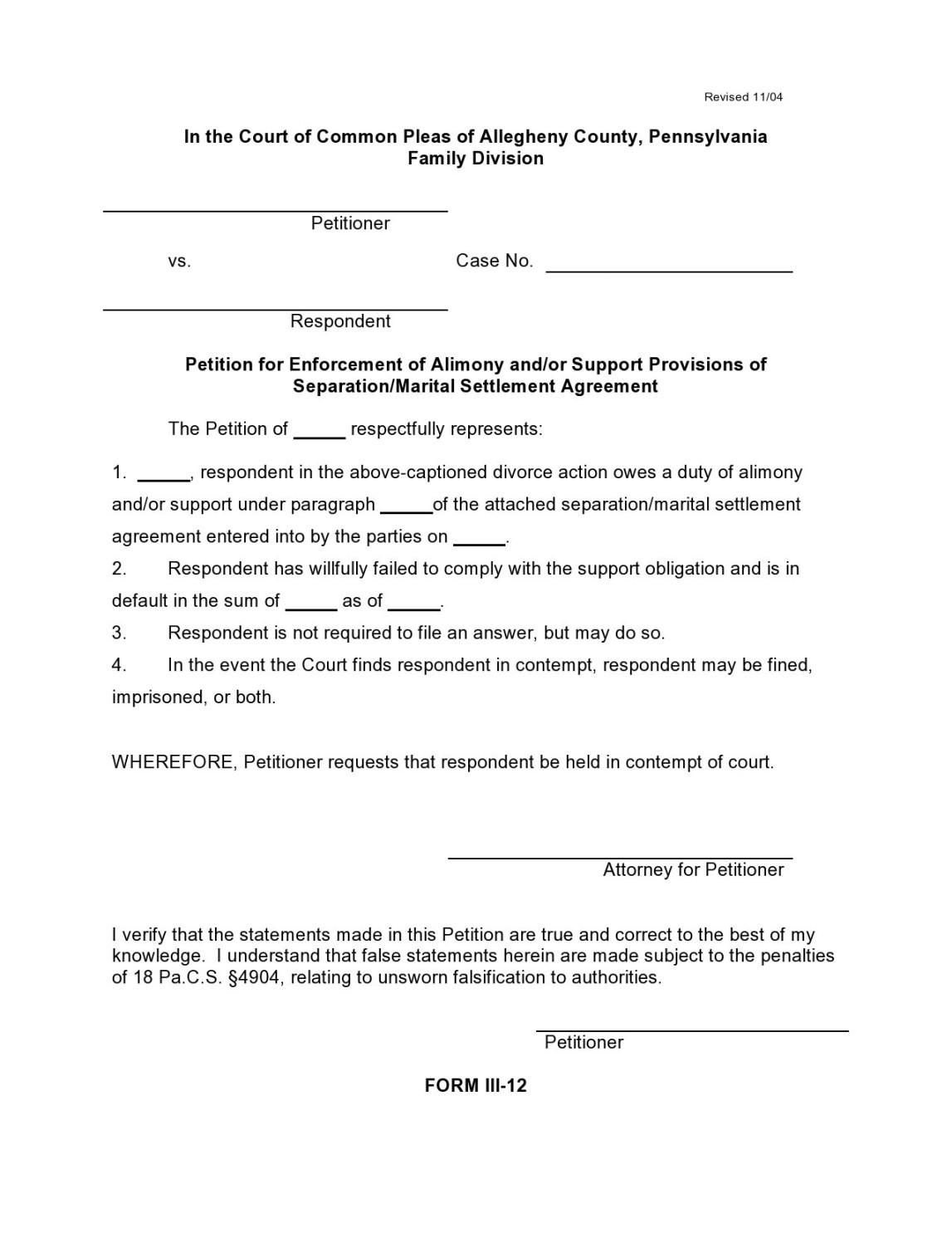 Editable Marital Settlement Agreements (Word/PDF) ᐅ TemplateLab