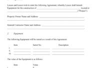 Credit Hire Agreement Template: A Comprehensive Guide