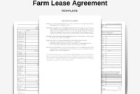 Farmland Lease Agreement Template