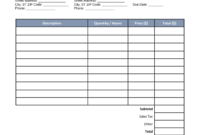 Free Maintenance Invoice Template: A Professional Tool For Service Providers