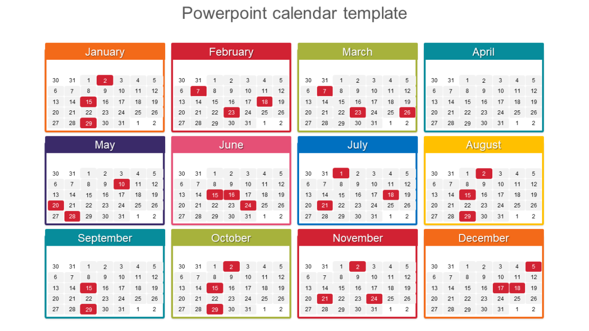 Free Calendar PowerPoint Templates And Google Slides Themes Free Calendar PowerPoint Templates And Google Slides Themes