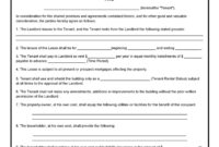 Standard Rental Agreement Template For Residential Properties