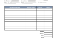 Free Contractor Invoice Templates: Professional And Customizable