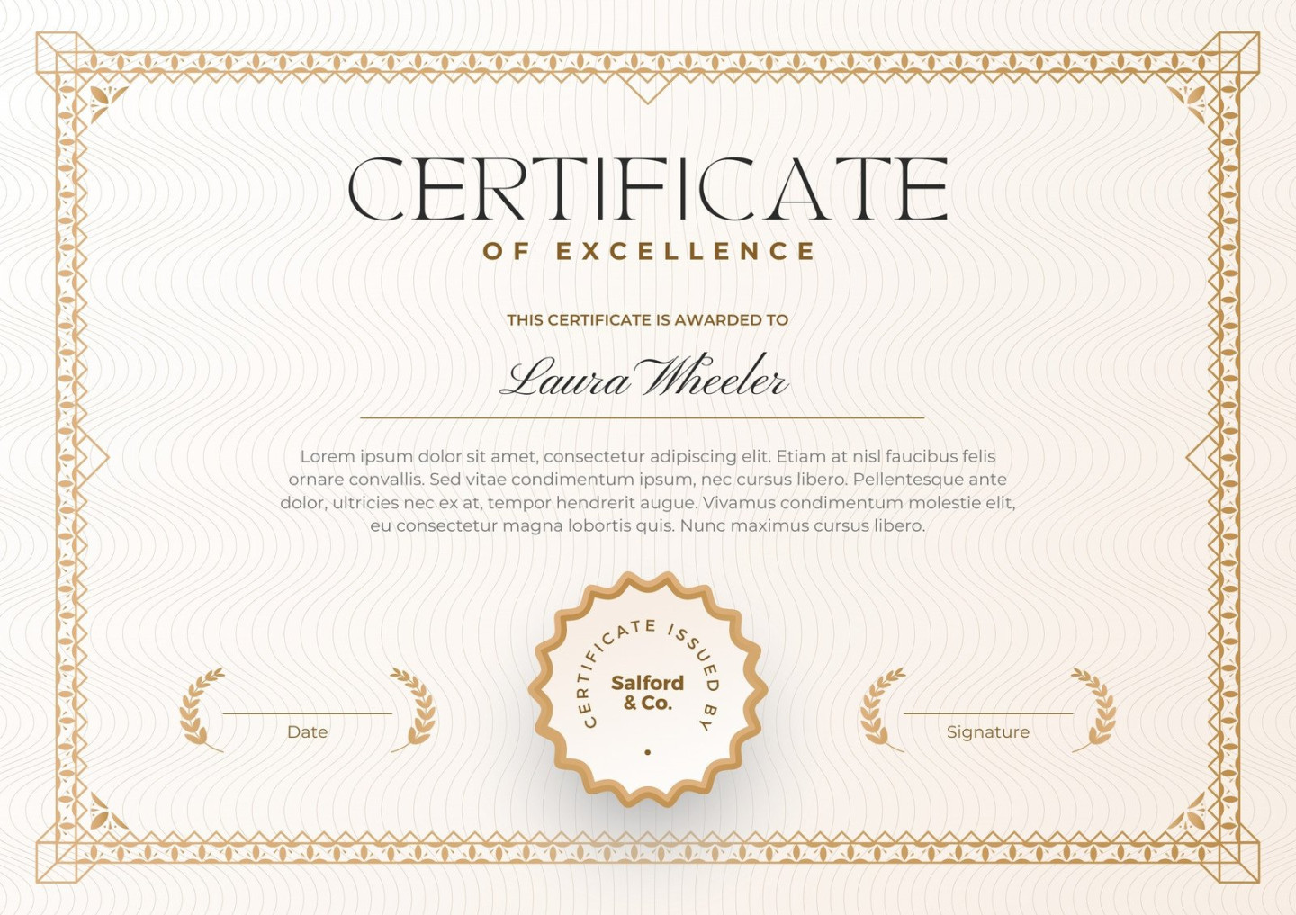 Free custom printable diploma certificate templates  Canva