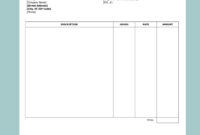 Free OpenOffice Invoice Template