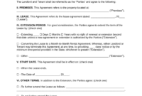 Tenancy Agreement Renewal Notice