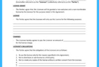Trade Secret License Agreement Template