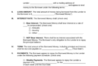 Commercial Loan Agreement Template