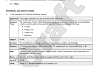 Notice Of Termination Of Lodger Agreement
