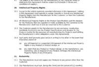 Free Contract Manufacturing Agreements Templates For Efficient Production