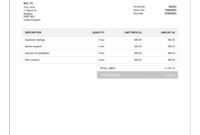 Free Consulting Invoice Template Word