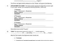 Landlord-Tenant Property Management Agreement Template