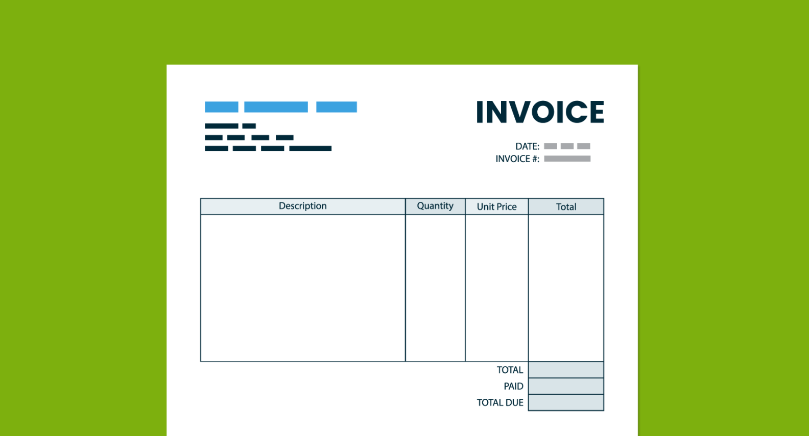 Free QuickBooks Invoice Template - LetterHUB