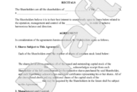 S Corporation Shareholder Agreement Template: A Comprehensive Guide