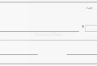 Blank Cheque Template For Informal Use