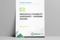 Individual Flexibility Agreement Template