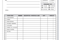 Comprehensive Lawn Care Invoice Template For Professional Use