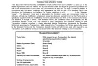 Risk Participation Agreement Template: A Comprehensive Guide