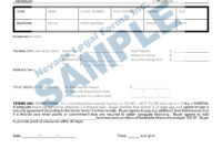 Mobile Home Purchase Agreement Template