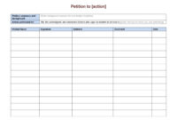 Petition Template: A Framework For Collective Advocacy