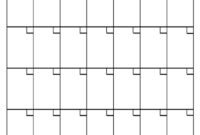 Monthly Overview Blank Calendar Template