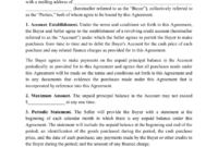 Revolving Credit Facility Agreement Template