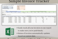 Invoice Monitoring And Reconciliation Spreadsheet