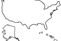 A Blank Template Of The United States