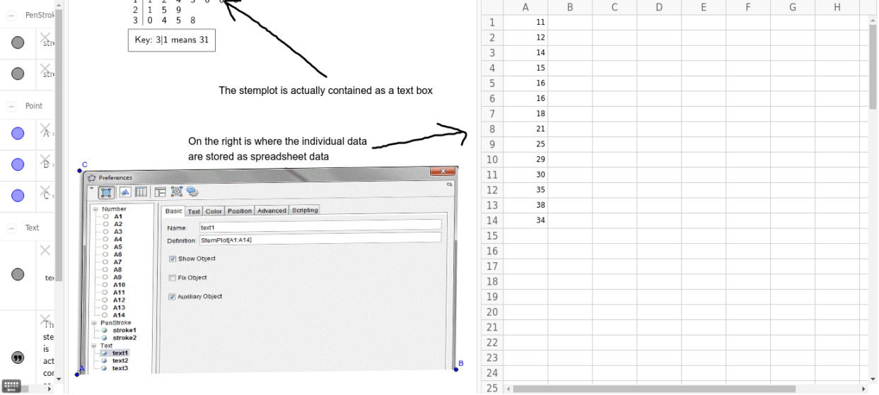 Stem and Leaf Plot Template – GeoGebra