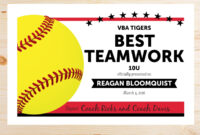 Comprehensive Softball Certificate Templates: A Free Resource For Recognizing Achievement