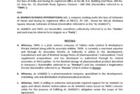 Pharmaceutical Supply Agreement Template: A Comprehensive Guide