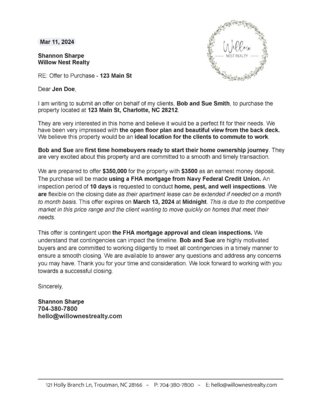 An Agent Guide to Writing a Home Offer Letter (+ Templates) An Agent Guide to Writing a Home Offer Letter (+ Templates)