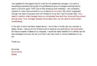 Salary Increase Request Letter Template