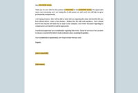 Counter Offer Letter Template: A Formal Response To A Job Offer